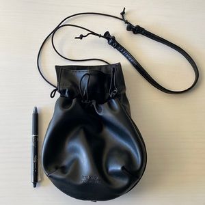 Petite sling pouch bag w/ poop bag holder (multi-use)